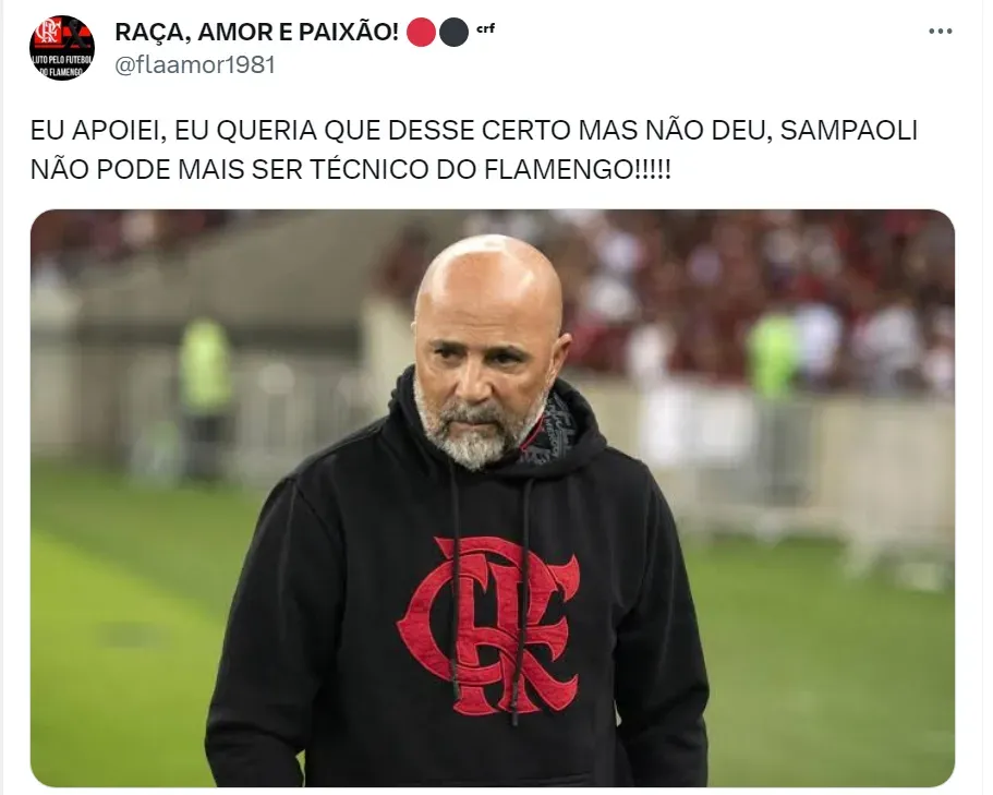 Torcedores do Flamengo pedem demissão de jogadores