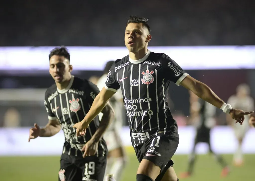 Ángel Romero comemora gol contra o São Paulo - Foto: Alan Morici/AGIF