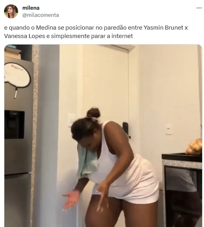 Web resgata 'treta' entre Vanessa e Yasmin