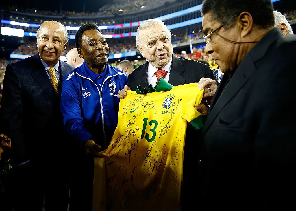 Pelé y Eusebio da Silva Ferreira (Getty Images)