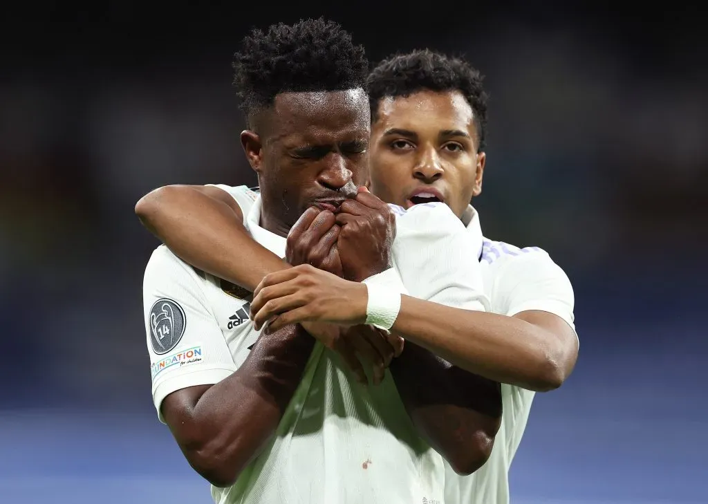 Vinicius Junior of Rodrygo of Real Madrid . (Photo by Julian Finney/Getty Images)