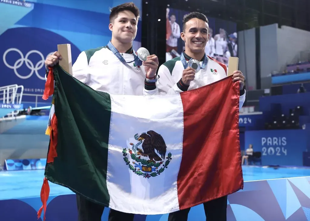 Osmar Olvera y Juan Celaya sumaron la última medalla hasta ahora de México. [Foto Getty Images]