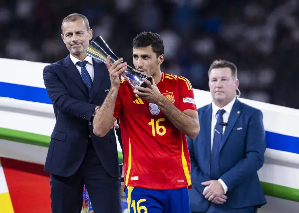 Rodri fue el MVP de la España campeona de la Eurocopa 2024.