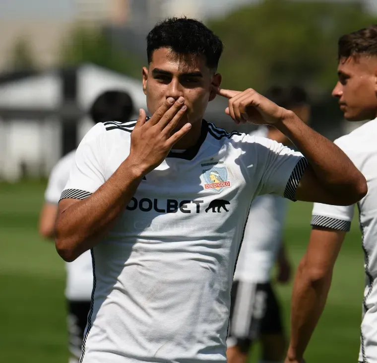 Santiago Bravo anotó el gol del triunfo para Colo Colo Proyección | Foto: Colo Colo Fútbol Joven