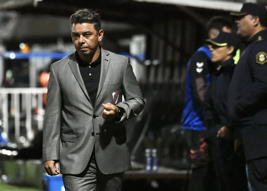 Marcelo Gallardo mostró su fastidio por el rendimeinto de River.