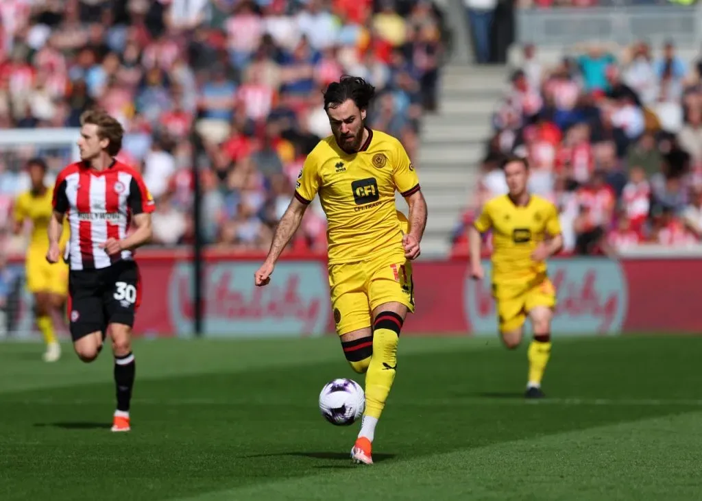 Ben Brereton, cuatro goles y una asistencia con Sheffield United (Imago)