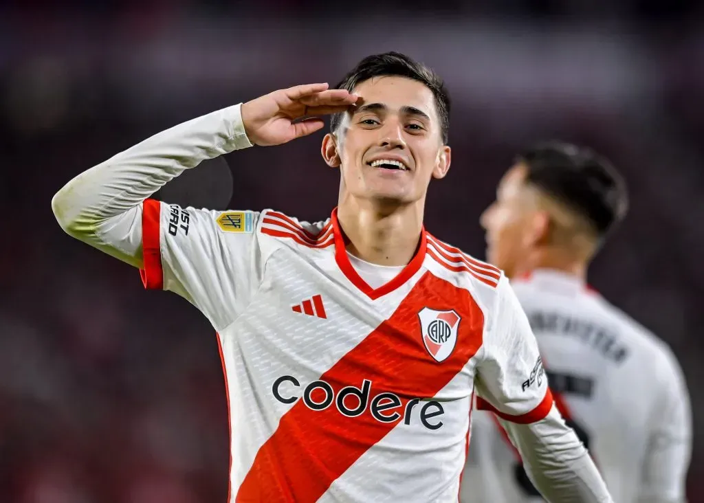 Solari em campo pelo River (Photo by Marcelo Endelli/Getty Images)