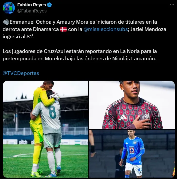 Nicolás Larcamón recibe su primera buena noticia como director técnico de Cruz Azul. Noticias en tiempo real