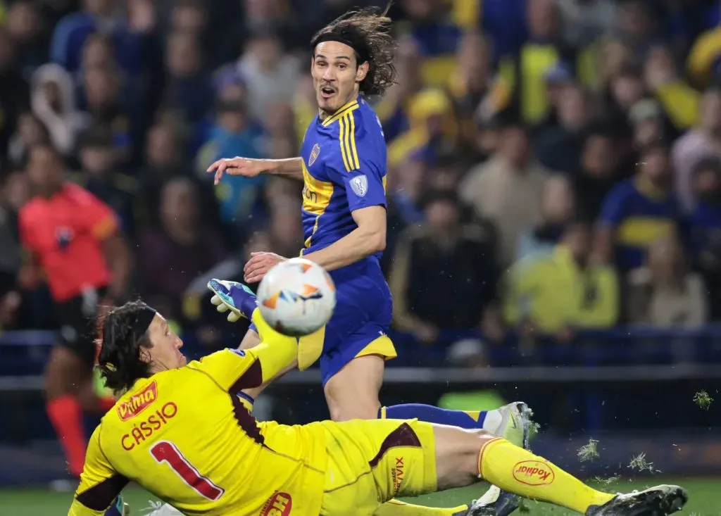 El gol de Cavani contra Cruzeiro. (IMAGO)