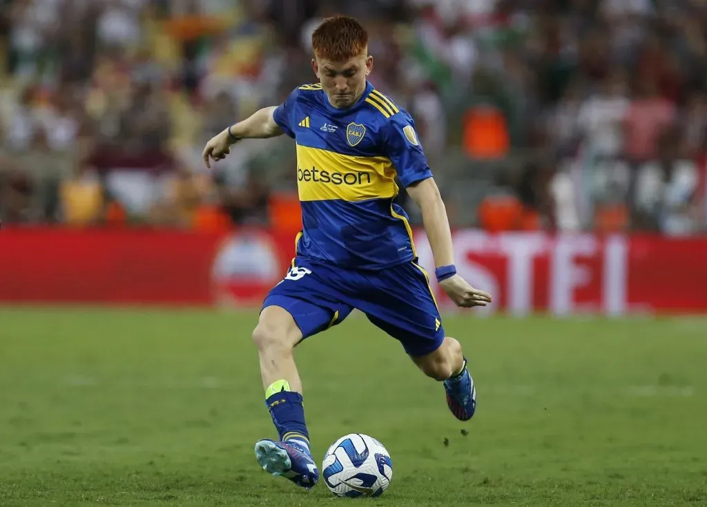 Valentín Barco atuando no Maracanã na final da Libertadores. (Photo by Ricardo Moreira/Getty Images)