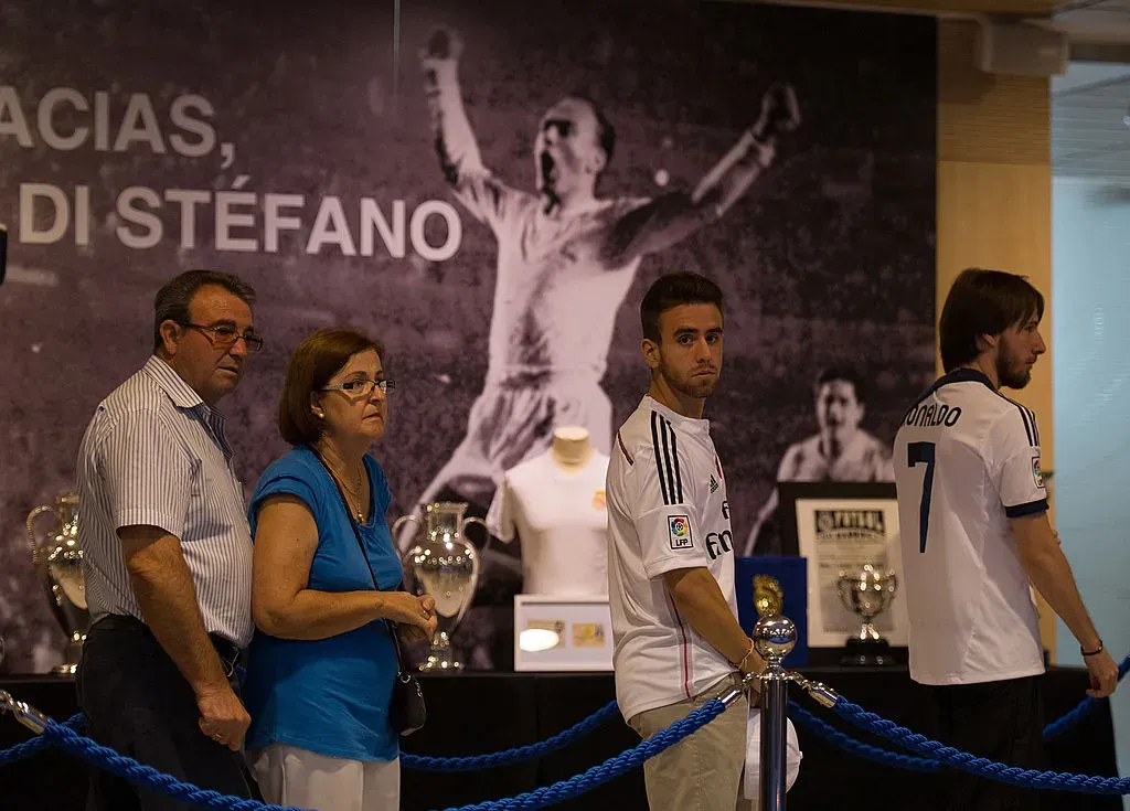 Denis Doyle/Getty Images – Di Stefano, um dos destaques do Real Madrid nas décadas de 50 e 60