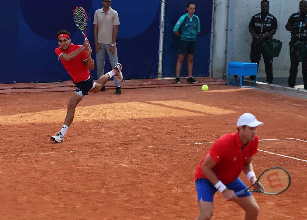 La dupla chilena dejó en el camino a los representantes de Italia en la primera ronda de París 2024. Foto: Imago.