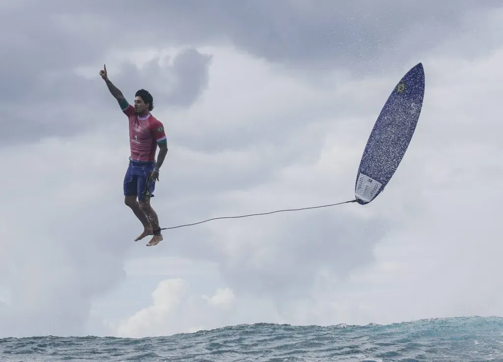 La foto del brasileño Gabriel Medina que se hizo viral (IMAGO)