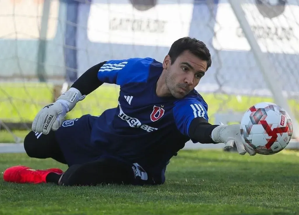 Cristopher Toselli terminó como titular en la última temporada. Foto: U. de Chile.