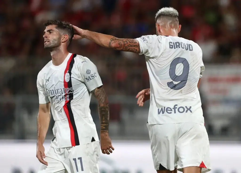 Christian Pulisic, Olivier Giroud (Getty)
