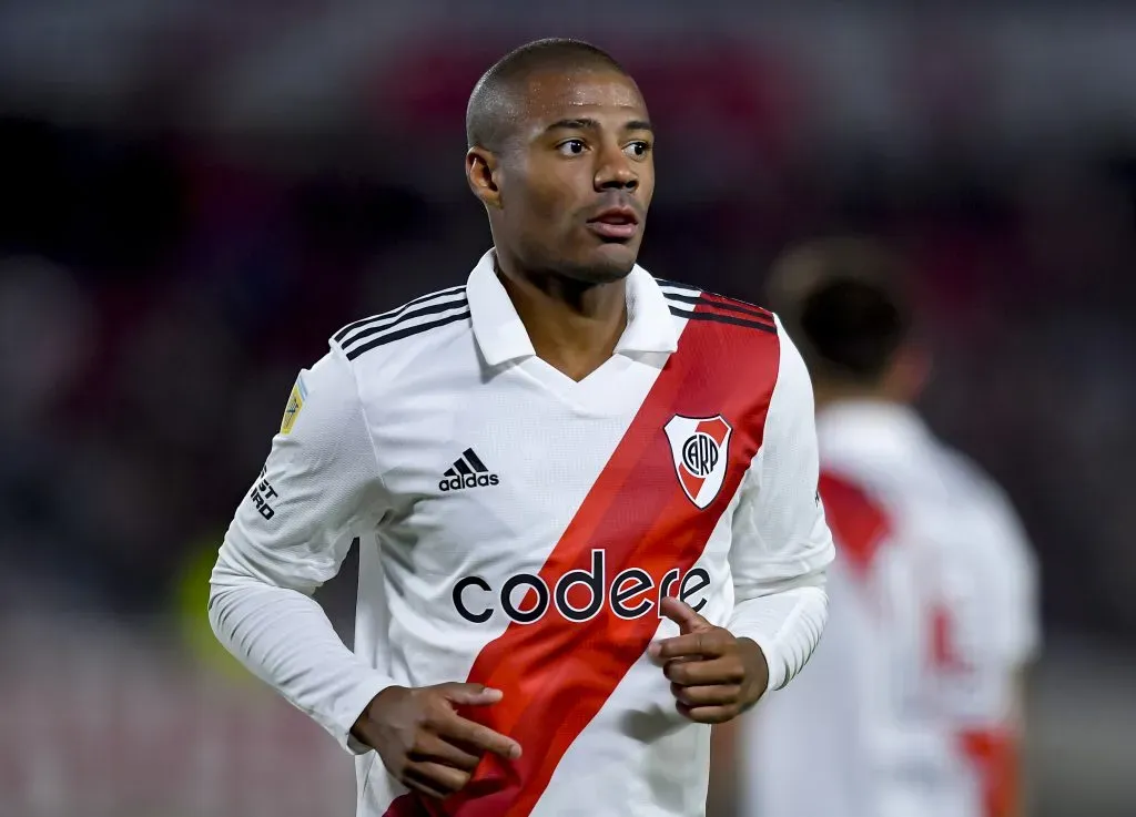 De La Cruz na partida diante do Union (Photo by Marcelo Endelli/Getty Images)