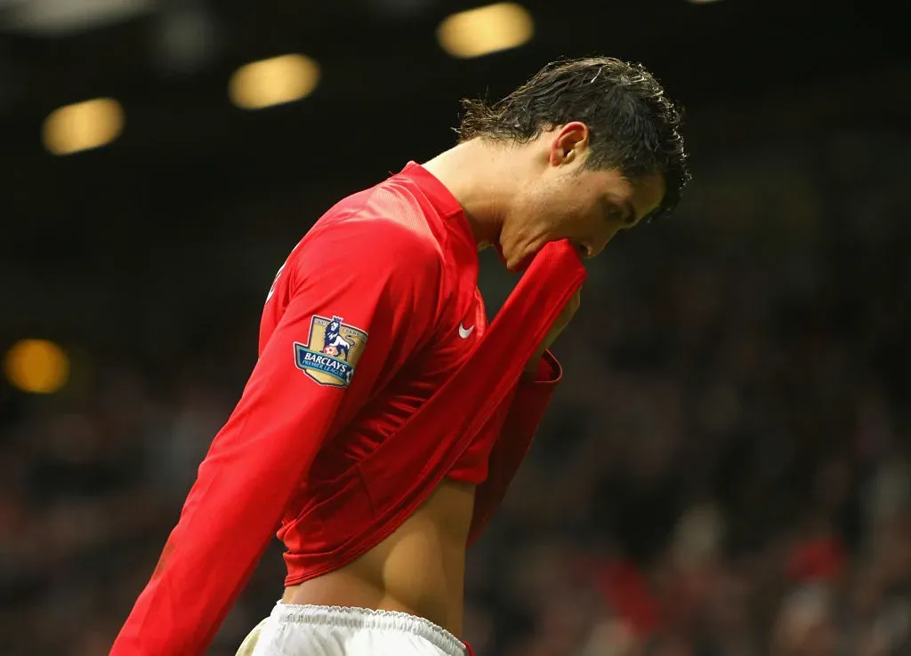 La derrota vs. Portsmouth le costó al Manchester United el trébol de la temporada 2007/08. (Getty)