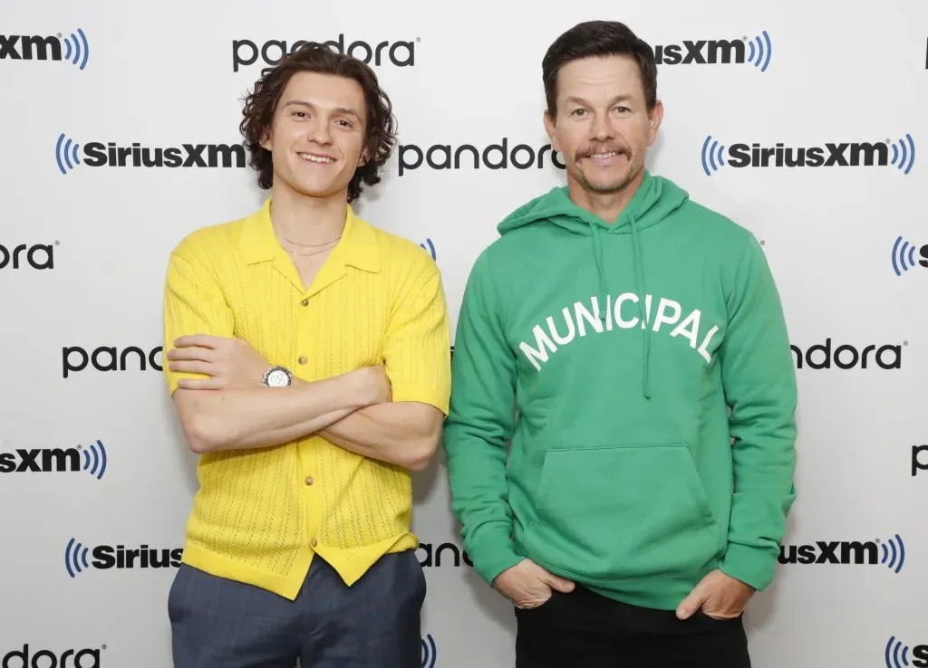 Tom Holland y Mark Wahlberg (Getty).