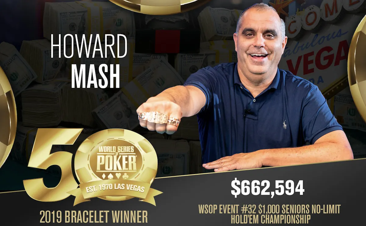 Howard Mash vence Seniors Championship da WSOP SuperPoker