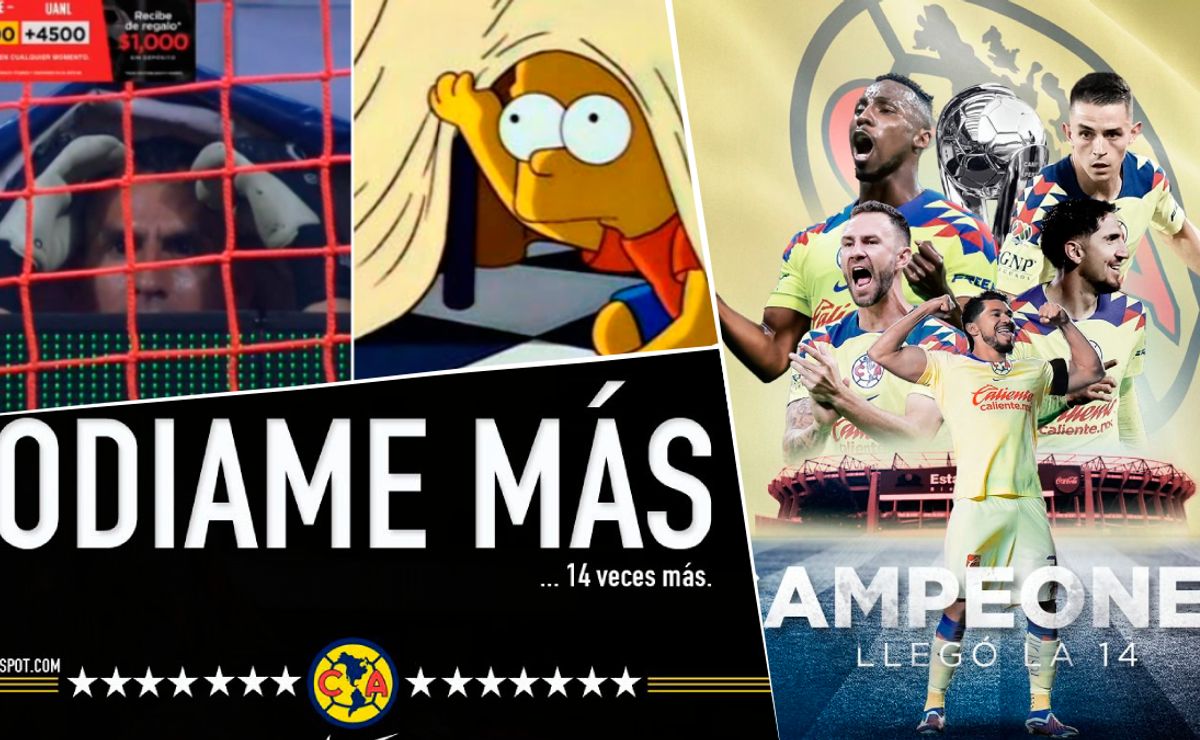 América campeón Los memes tras ganar la 14 Liga MX Aguilas Monumental