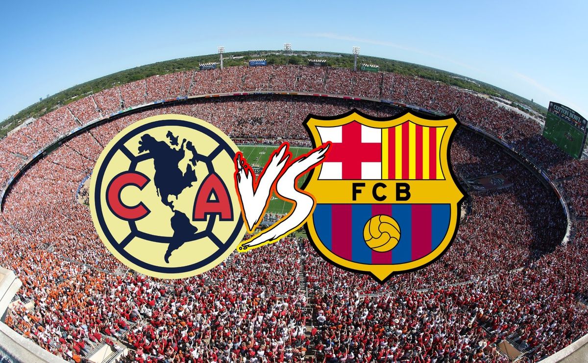 América vs. Barcelona Qué canal transmite y dónde ver EN VIVO ONLINE Y