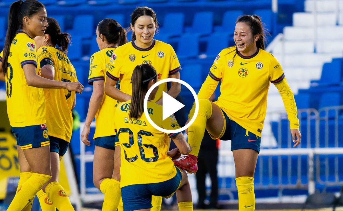 América Femenil 4-1 Tijuana: Resumen, goles y videos del Clausura 2025