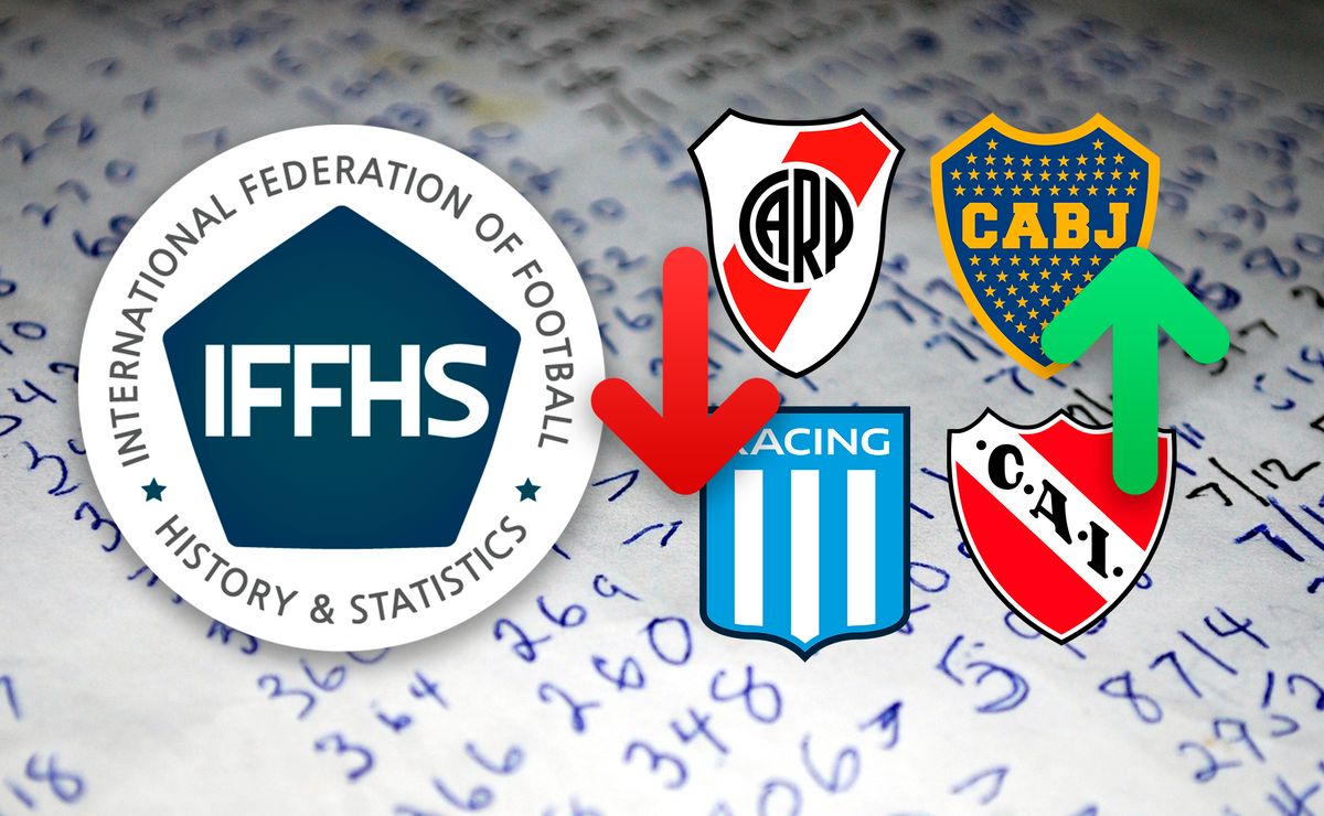 El mejor equipo de Argentina según el ranking IFFHS Bolavip Argentina