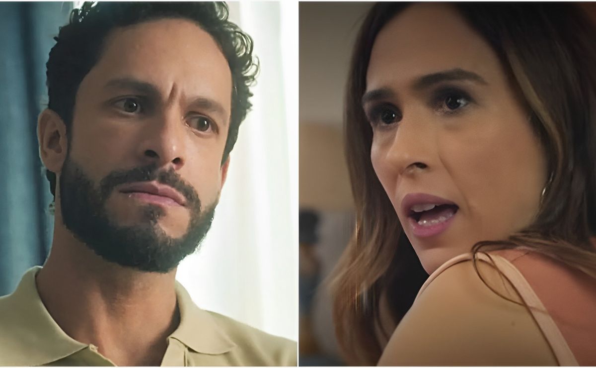 “Non so come qualcuno le abbia creduto”;  In Land and Paixão, Anely scopre la vera identità di Luigi, lo affronta e il falso italiano cerca di giustificarlo.