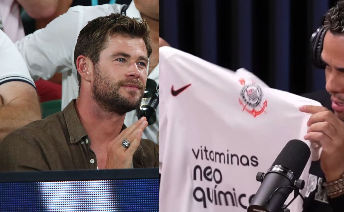 Reforço no Corinthians? Ator que faz o super-herói Thor aparece com camisa  do Timão e Fiel vai à loucura - Bolavip Brasil