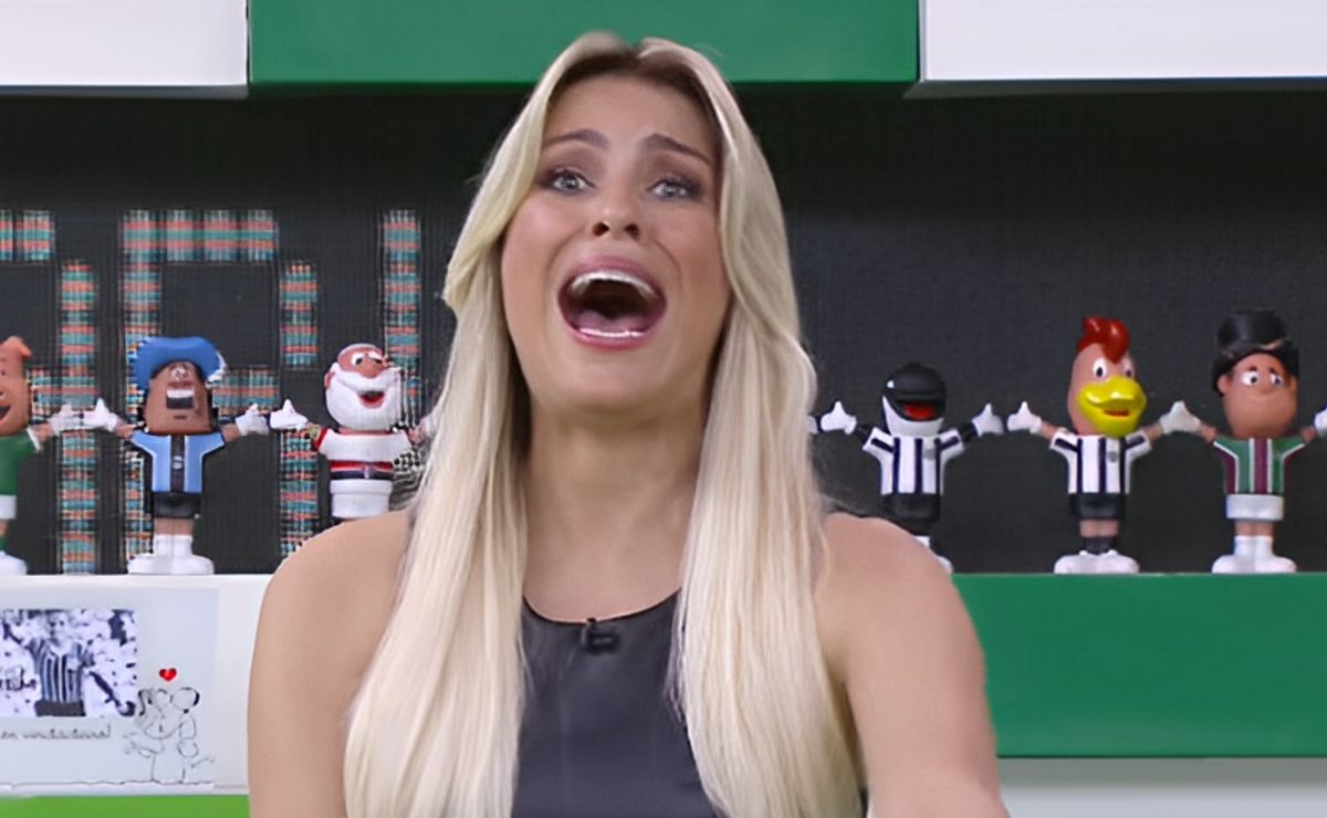 Todo mundo viu ela fazer isso em REDE NACIONAL: Renata Fan apronta ao vivo após eliminação do Grêmio