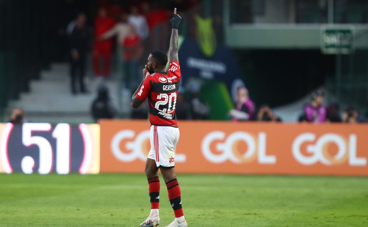 Gerson marca mais uma vez e bate marca no Flamengo