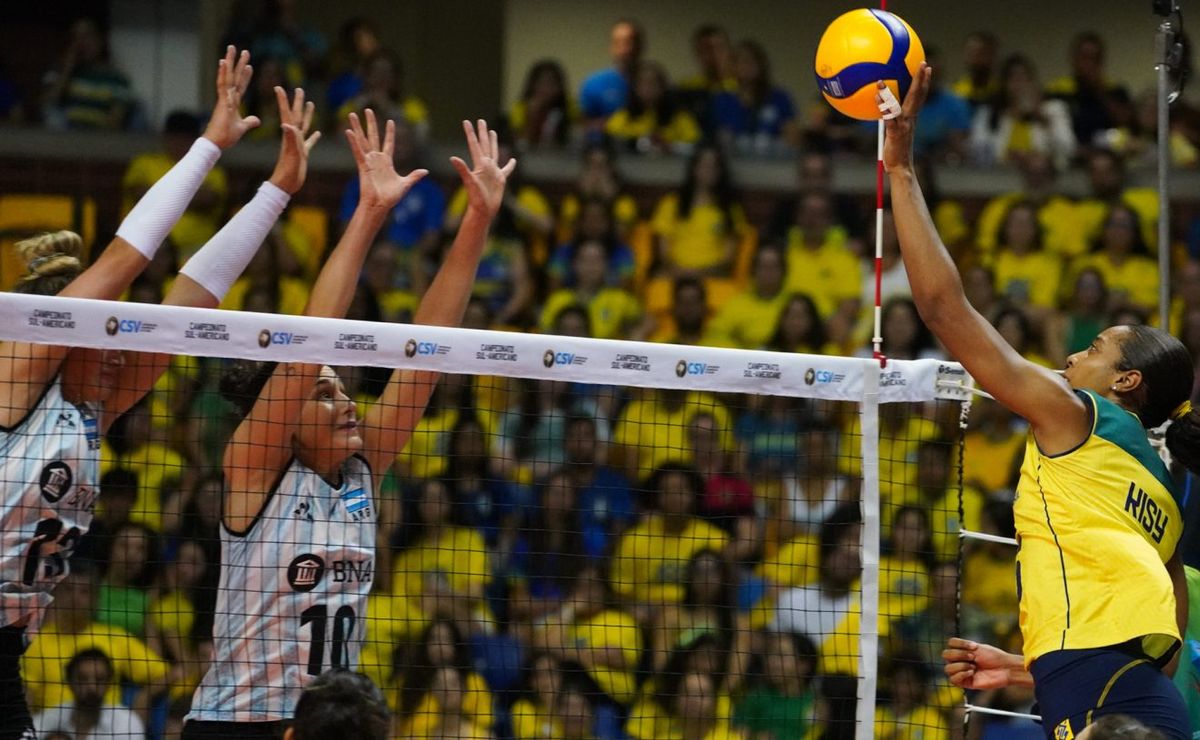 Brasil x Argentina, Tie break, VNL 2023 #volley #volleyball #selecaoma