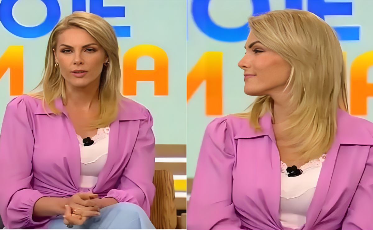 Durante Apresentação Do Programa Hoje Em Dia Ana Hickmann Se