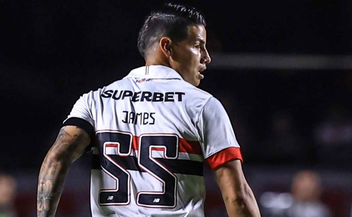 James Rodríguez quer jogar no São Paulo, treina forte e vive expectativa de atuar contra Fluminense