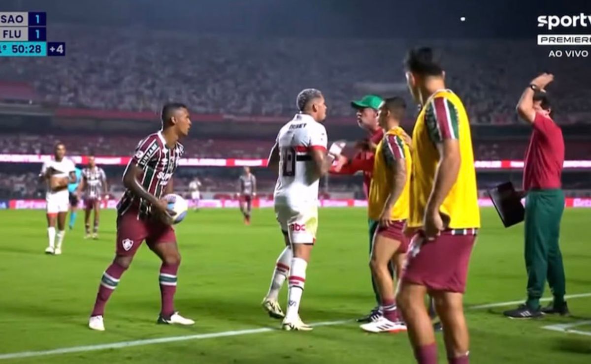Fernando Diniz e Luciano causam confusão em São Paulo x Fluminense: ‘Você acabou pra mim’