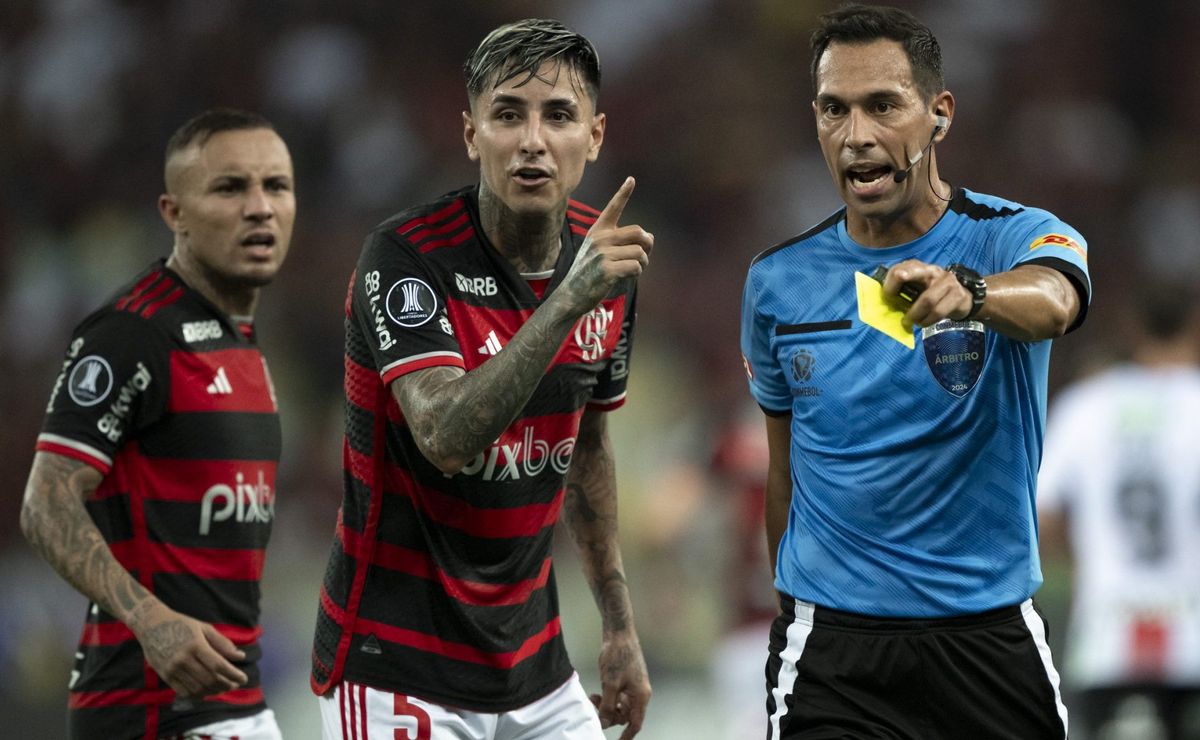 Árbitro que já expulsou 10 jogadores em uma única partida apitará Flamengo x Millonarios