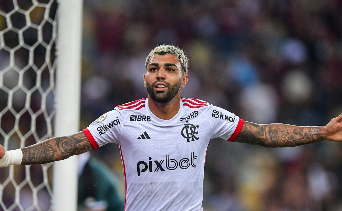 Gabigol, Bruno Henrique e Arrascaeta voltam a marcar juntos pelo Flamengo após três anos