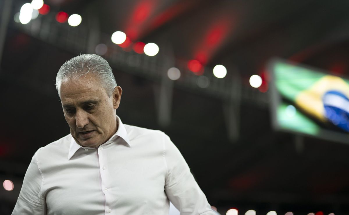 Tite é desfalque do Flamengo em jogo contra o Athletico-PR