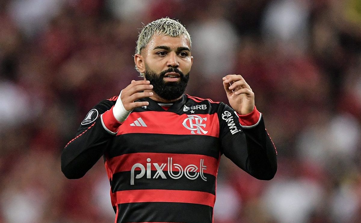 Gol de Gabigol foi mal anulado na visão da torcida do Flamengo e vídeo é viralizado nas redes sociais