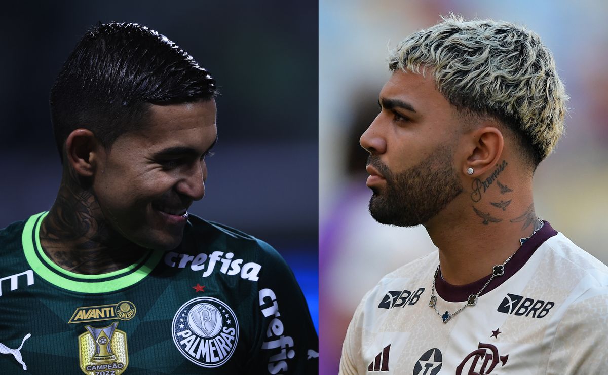 Palmeiras e Flamengo estudam troca de Dudu por Gabigol no mercado.