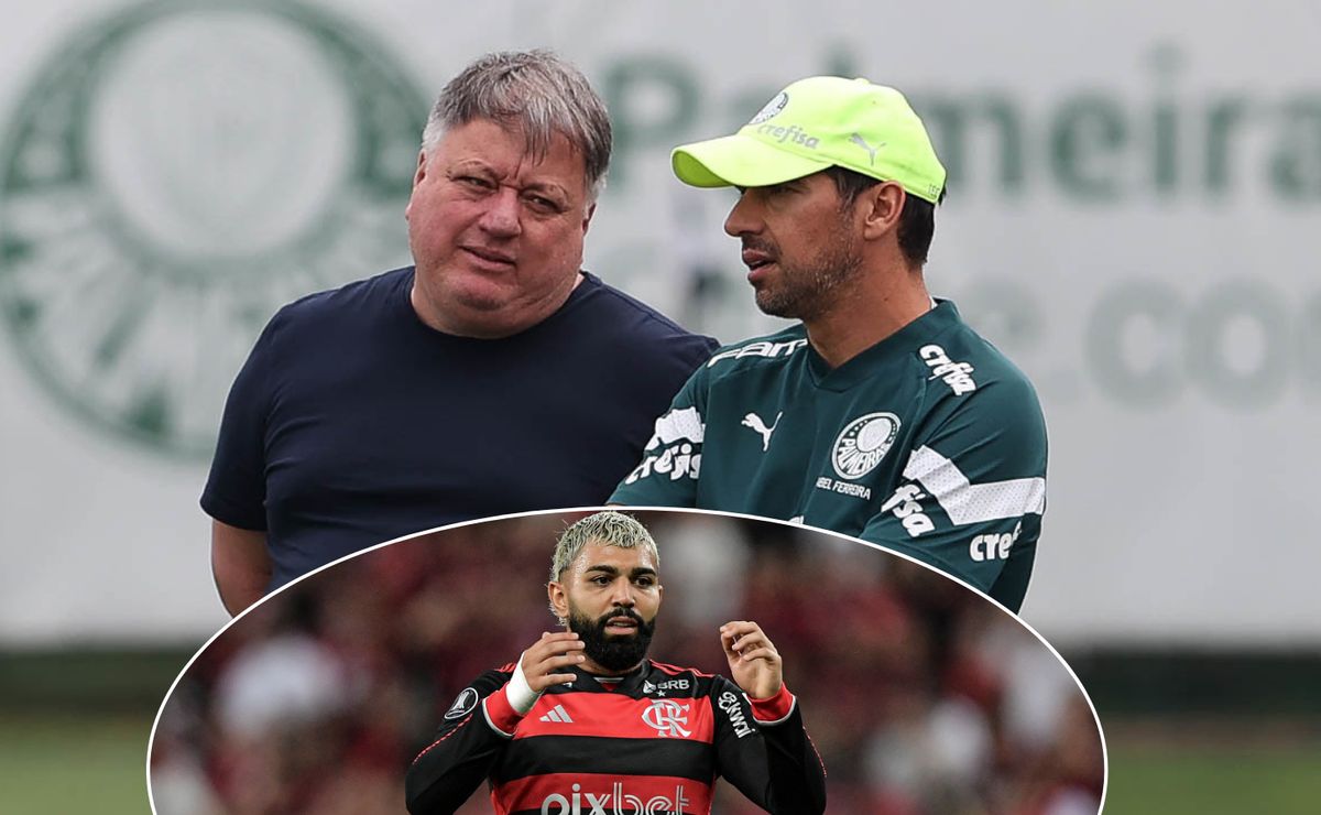 Abel mostra entusiasmo por Gabigol, mas Barros segura empolgação no Palmeiras
