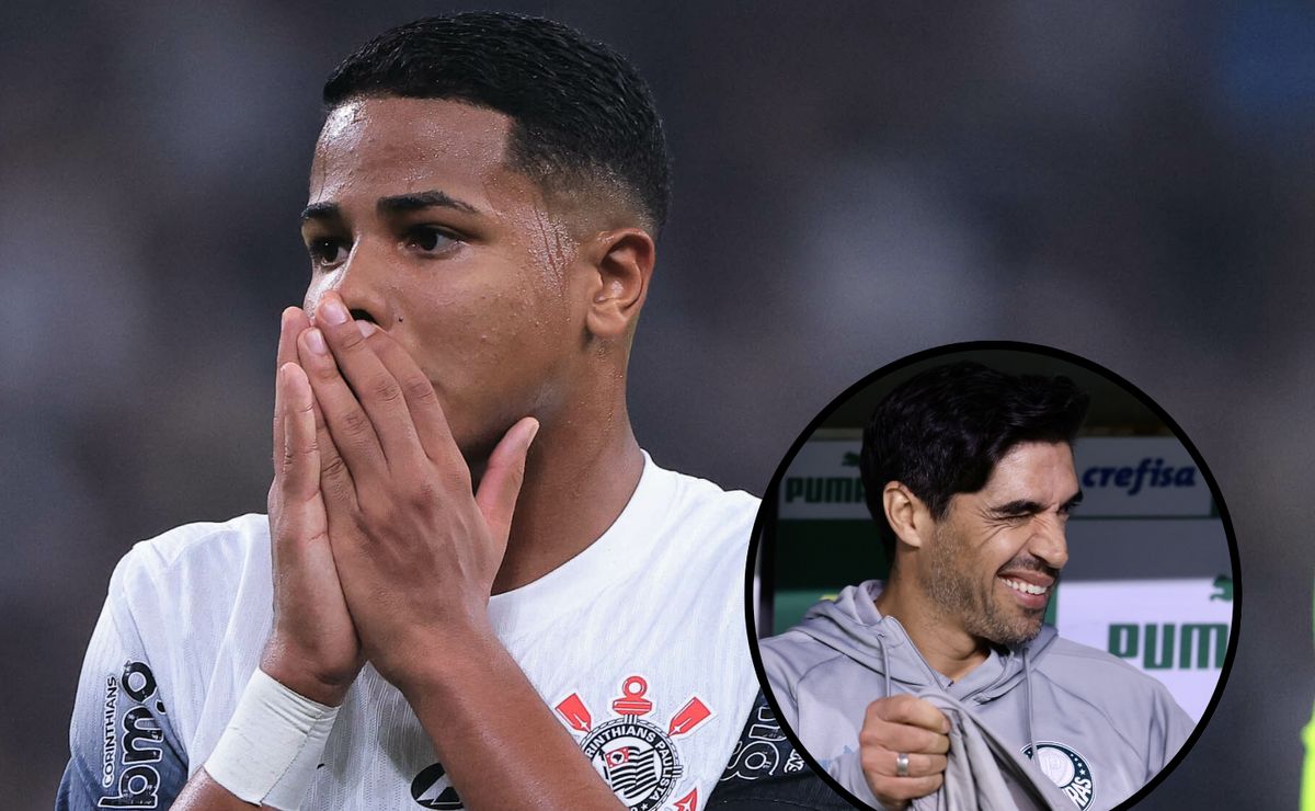 Wesley confirmado no time: Abel prefere atacante do Corinthians no Palmeiras.
