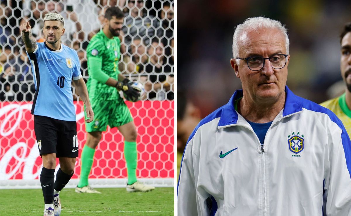 Arrascaeta esclarece polêmica com Dorival em amistoso Brasil x Uruguai.