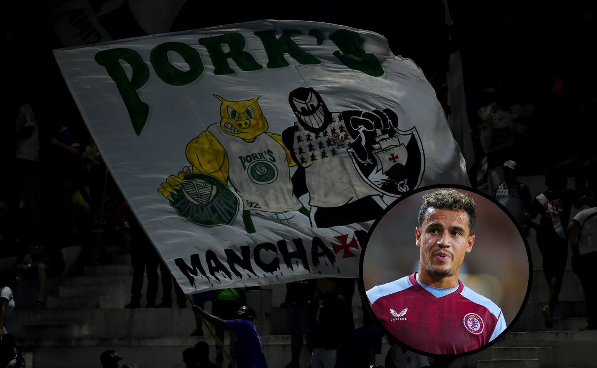 Torcida do Palmeiras elogia Vasco pela contratação de Philippe Coutinho: 