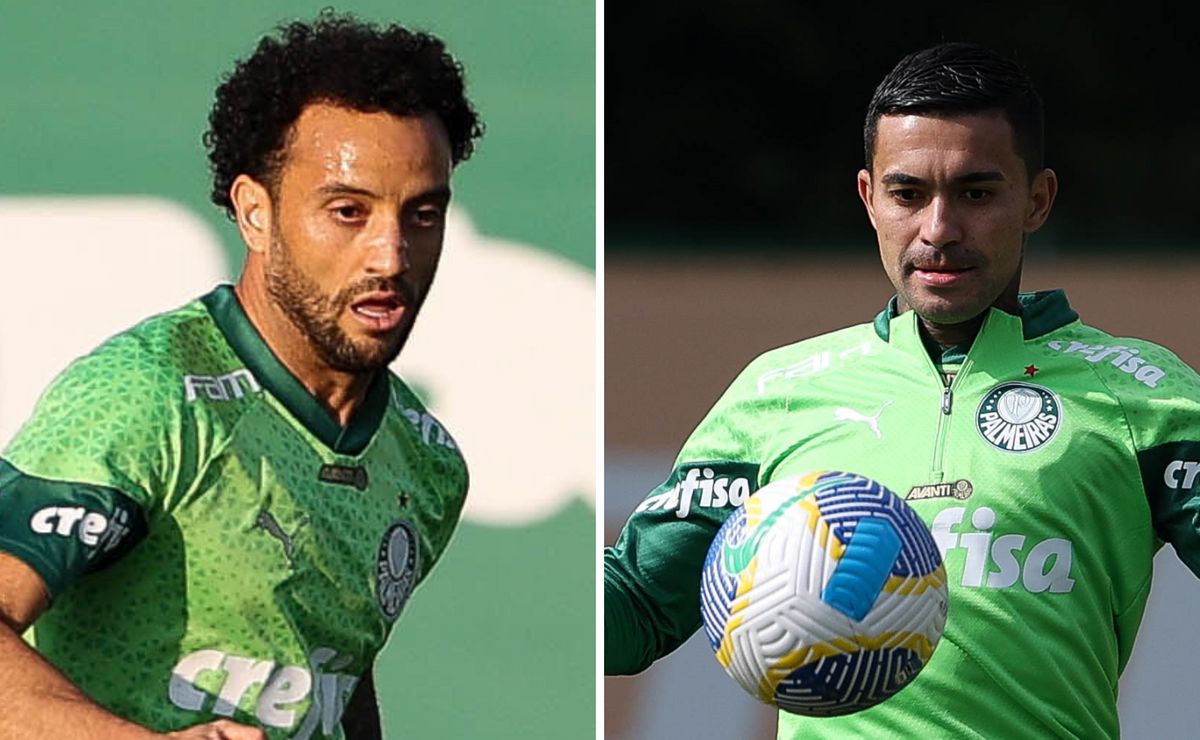 Lesão de Estêvão altera elenco do Palmeiras: Felipe Anderson ao lado de Dudu.