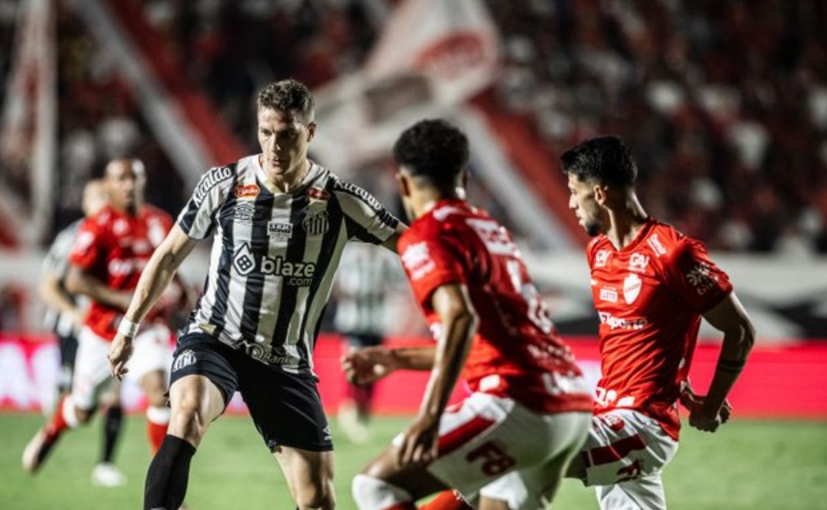 Santos deixa vitória escapar e empata com Vila Nova na Série B