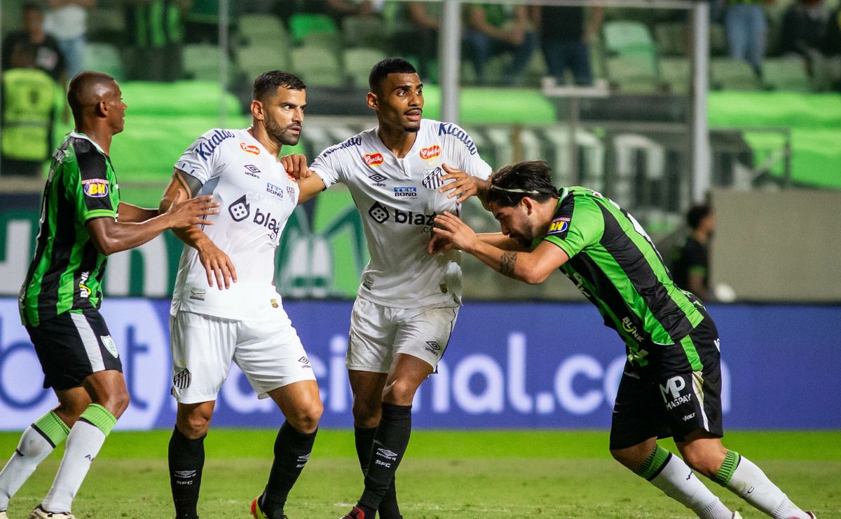 Santos x América-MG AO VIVO - Onde assistir ao duelo da Série B