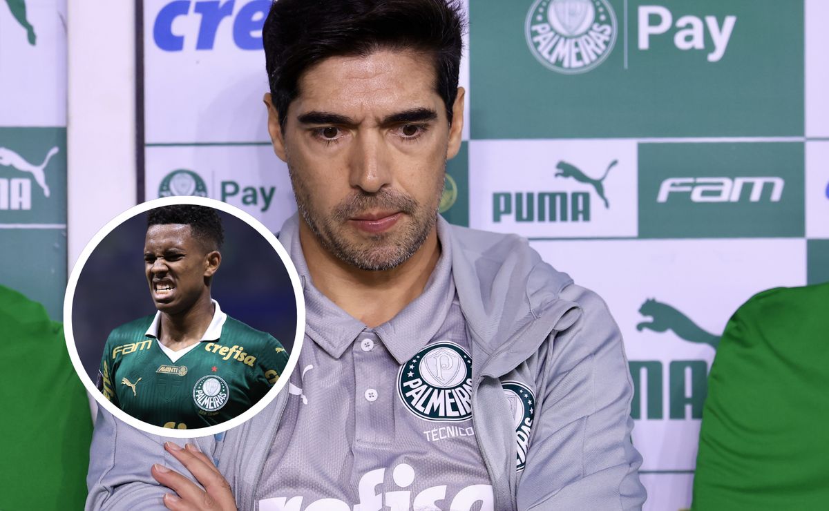 Estêvão não tem problema simples e Abel é avisado sobre tempo de afastamento no Palmeiras