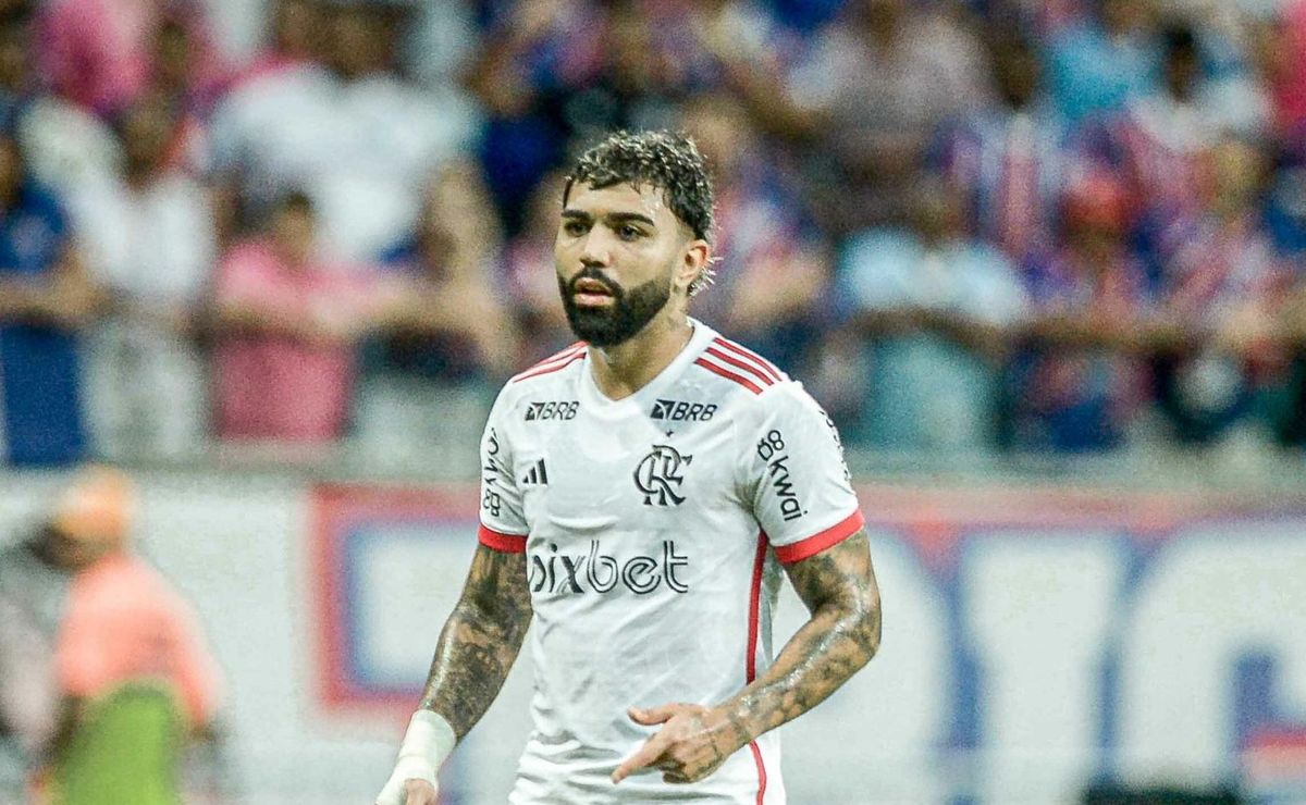 Gabigol é criticado pela torcida do Flamengo mesmo com vitória sobre o Bahia: “Jogando contra”