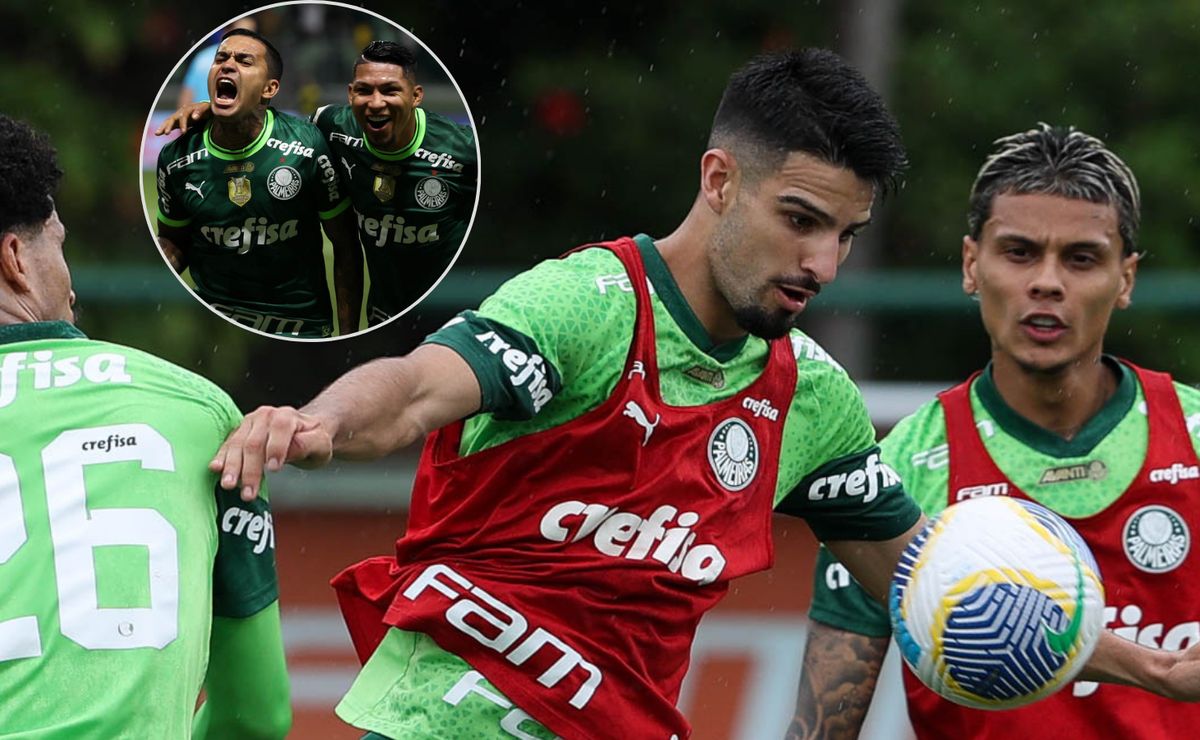 Abel aposta em Rony em substituição a Richard Ríos e Flaco López.